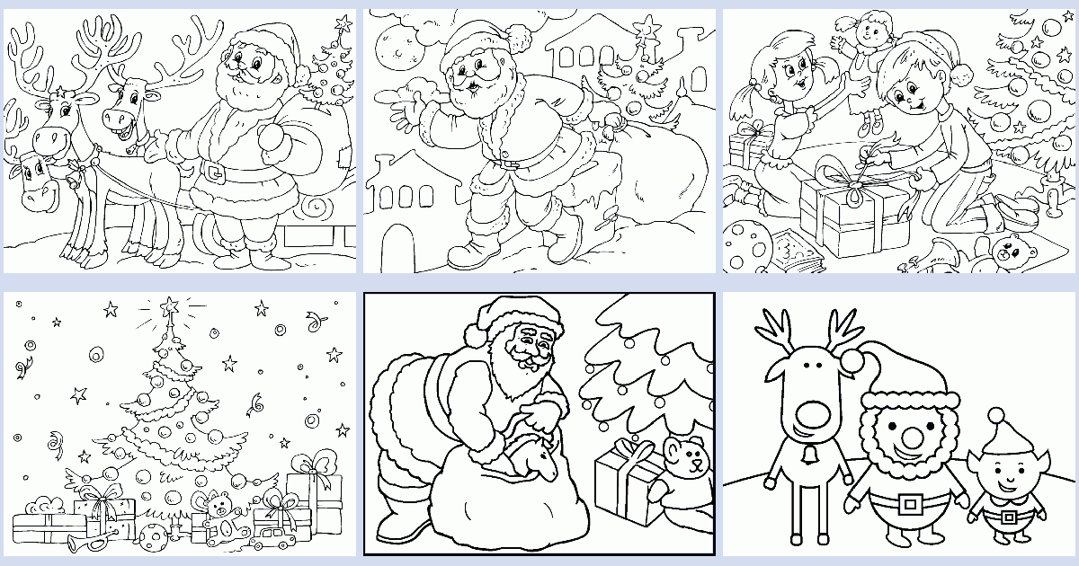 Christmas coloring book - Coloring Pages 4 U