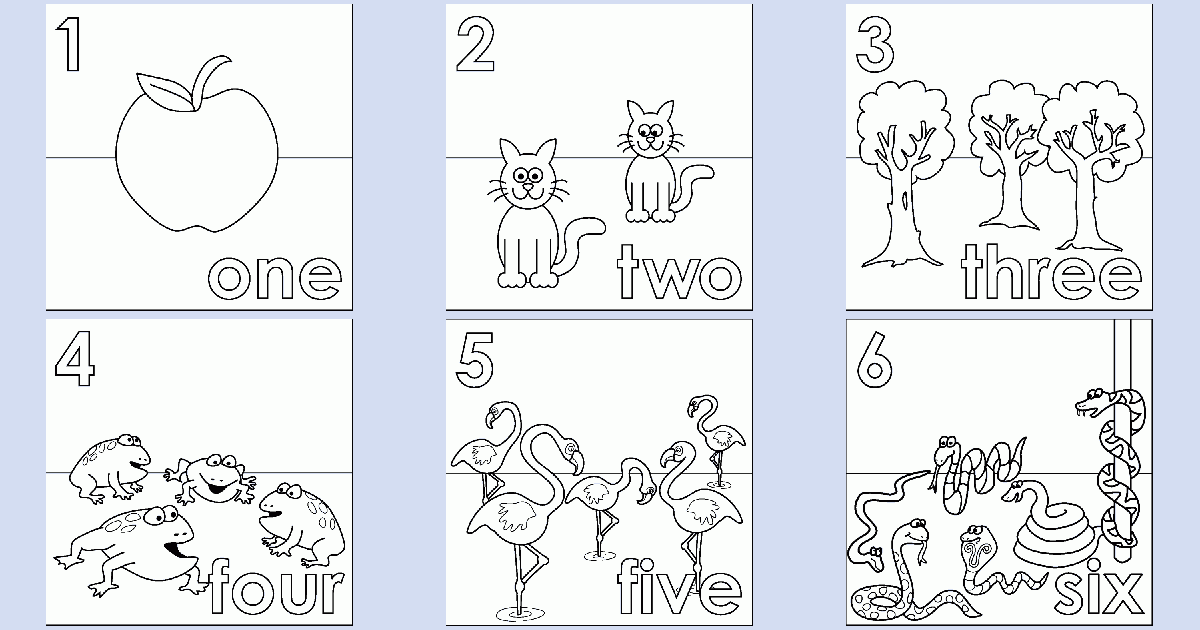 Search number number number006 - Coloring Pages 4 U