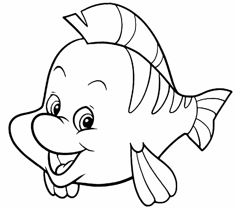 Flounder Coloring Pages