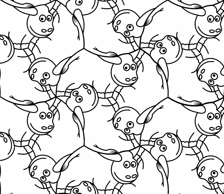 Bulls coloring page - Coloring Pages 4 U