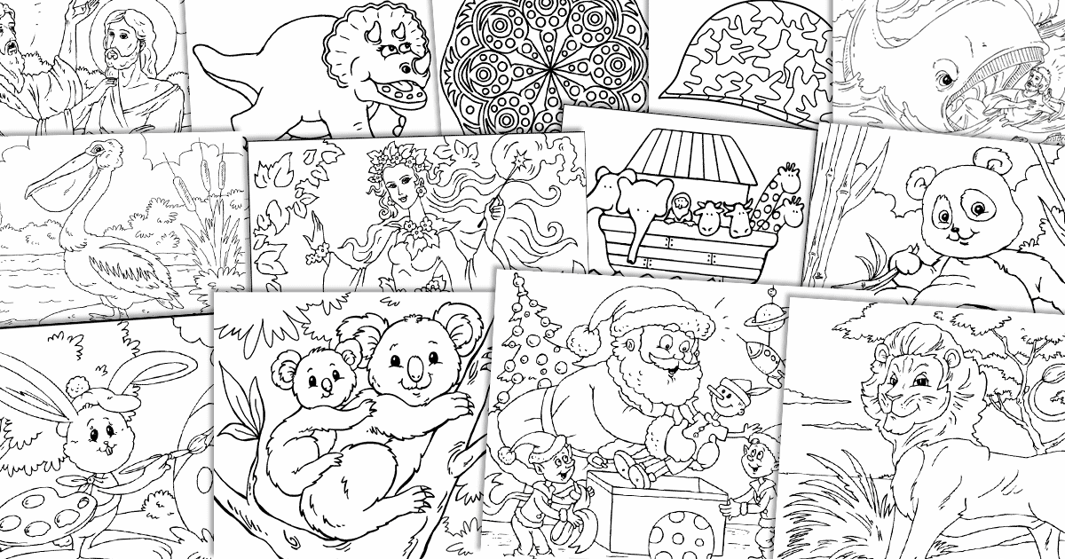 4,987+ Free Online Coloring Pages