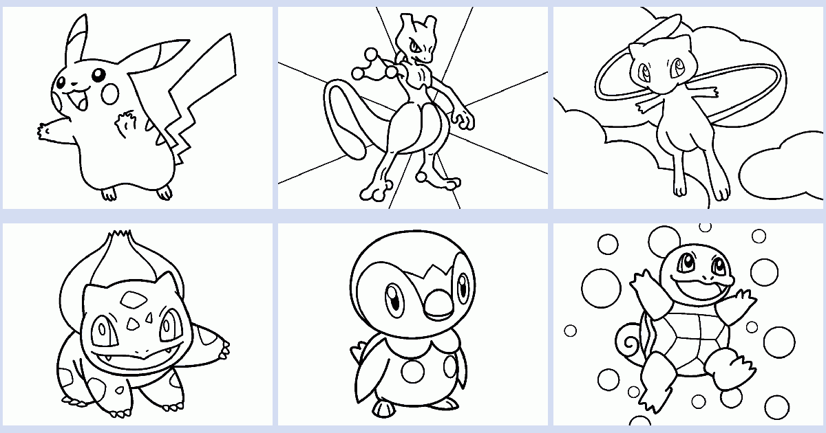 Pokemon coloring book - Coloring Pages 4 U