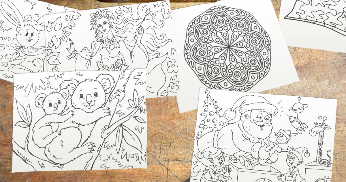 Free Printable Coloring Pages - Coloring Pages 4 U