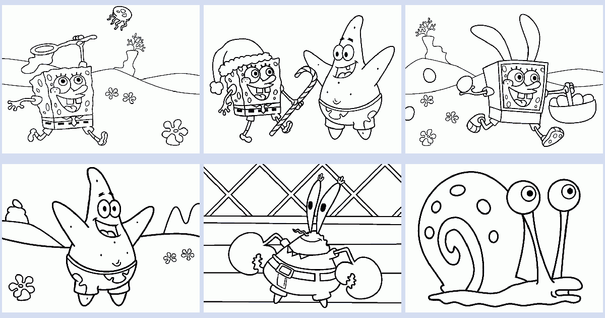 SpongeBob coloring book - Coloring Pages 4 U