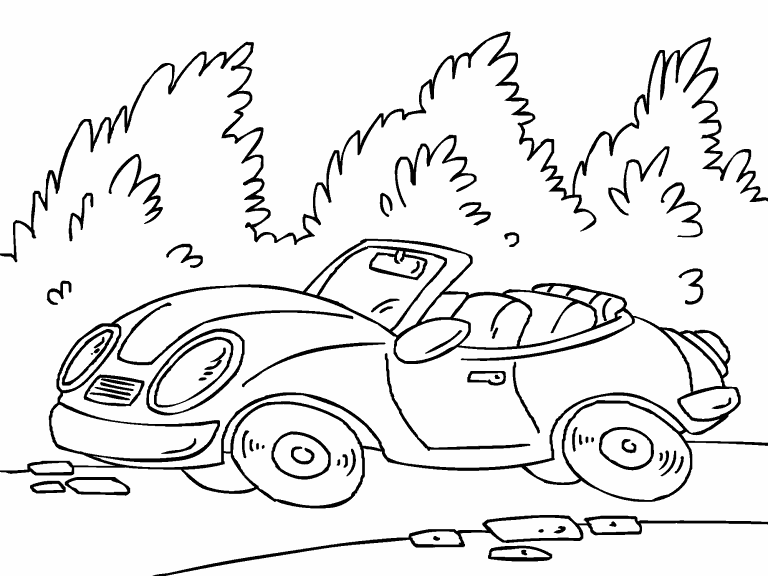 Free Coloring Page 29 Sep 2024 Sports Car   Sportscar.tn768 