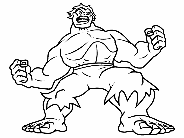 Download The Hulk Coloring Page Coloring Pages 4 U